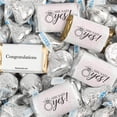 thumbnail image 1 of 124 Pcs Engagement Party Candy Favors Miniatures & Silver Kisses Mix (1.52 lbs) - She Said Yes, 1 of 6