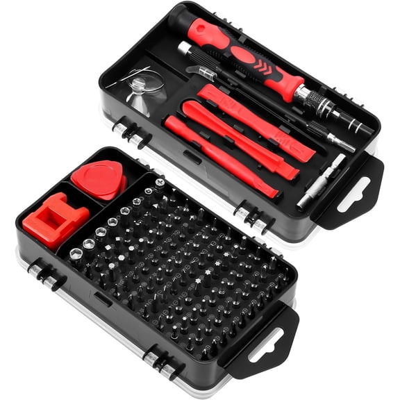 116-in-1 Precision Screwdriver Set, [Bearing Steel] Small Screwdriver Professional Magnetic Mini Repair Tool Kit for Phone, Computer, Watch, Laptop, Macbook, Game Console, Eyeglass, Electronic
