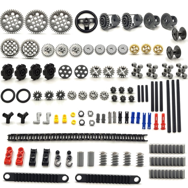 882 Pieces Axle Chain Link Connectors Bricks Sets For Lego