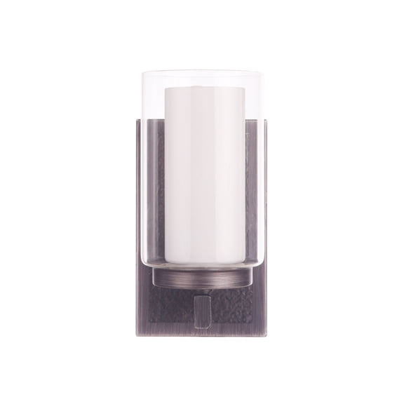 11605NIVNI1 Craftmade Lighting Texture - 1 Light Wall Sconce-8.75 Inch Tall and 4.5 Inch Wide