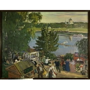 1167 Boris Kustodiev 1878-1927 Russian School Canvas Art - 36 x 24