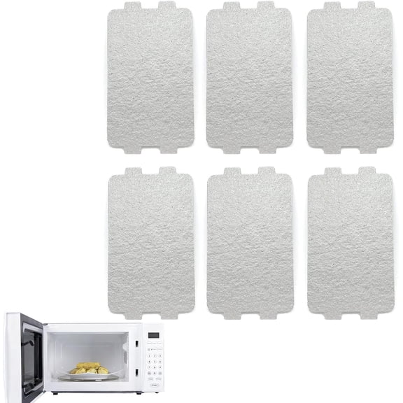 116mm X 64mm 6 Pcs Microwave Waveguide Cover,Universal Mica Board Ideal for Repairing and Replacing Parts in Microwave Ovens,Toasters and Heaters