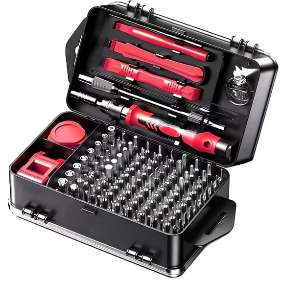 117/132 In 1 Small Precision Screwdriver Set, Magnetic Repair Tool Kit With Torx Triwing Bits