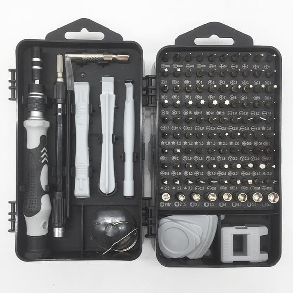 117-in-1 Precision Screwdriver Repair Tool Kit, Professional Electronics Repair Set with Magnetic Bits, Portable Maintenance Tools for Computer, Laptop, Phone, Console and DIY Projects