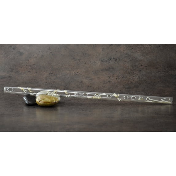 Hall Crystal Flute 11703 - Inline Glass Flute in G - Dragonfly