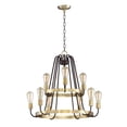 thumbnail image 1 of 11737OIAB Haven Uplight Chandelier, Oil Rubbed Bronze / Antique Brass, 1 of 5