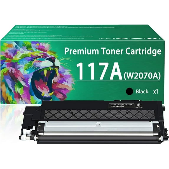 117A Toner Cartridge Compatible for HP 117A W2070A Black Toner Cartridges Work for HP Color Laser MFP 150a 150nw 178nwg 178nw 179fwg 179fnw Printers