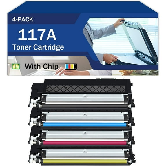 117A W2070A W2071A W2072A W2073A Toner Cartridge Black High-Yield Compatible for HP MFP 150a 150nw 178nw 179fnw Printers