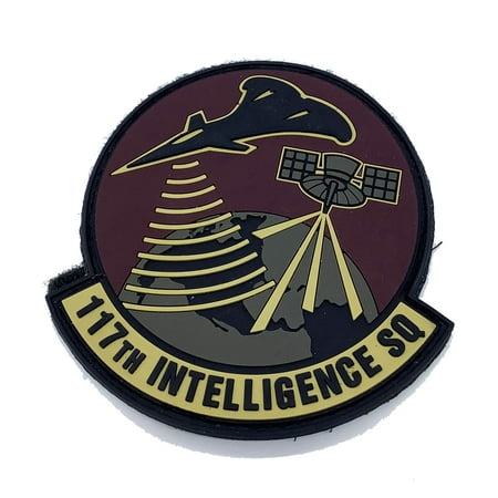 117th Intelligence Squadron PVC Patch – With Hook and Loop