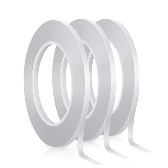 118.2 Yards Double-Sided Tape Craft Sticky Tapes 2 Sided Tape for Scrapbook, Photos Wall, DIY, Card, Gift Wrapping, Office Home Supplies (1/4 Inch Wide)