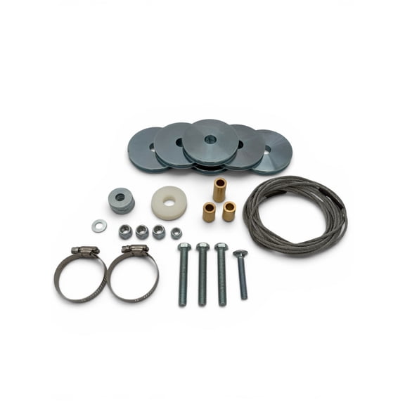 Push Industries 118.599 270 Degree Snow Blower Chute Rotation for John Deere 47" and 54" Blowers, Adds 90 Degrees
