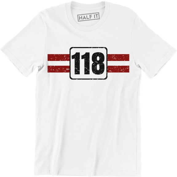 118 Funny Geeky Pro Men's Fancy Dress Marathon Tee Shirt