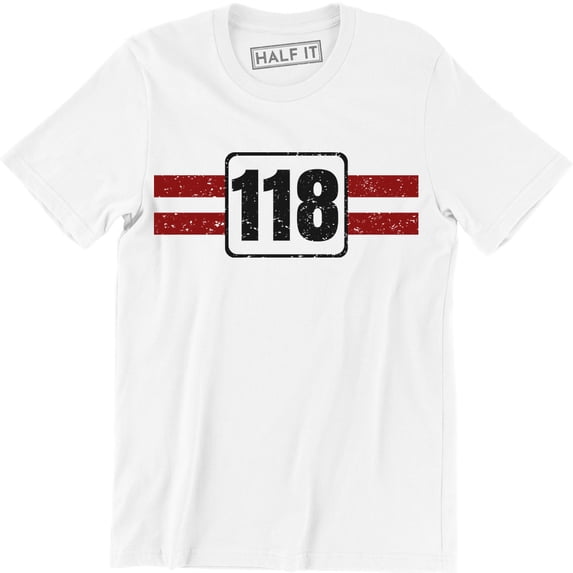 118 Funny Geeky Pro Men's Fancy Dress Marathon Tee Shirt