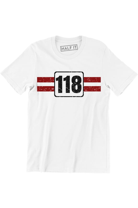 118 Funny Geeky Pro Men's Fancy Dress Marathon Tee Shirt