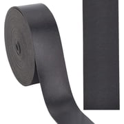 118 Inch Black Double Sided Leather Strip Strap 1.18 Inch Wide Smooth Leather Belt Wrap Flat Cord