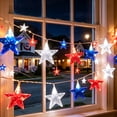 thumbnail image 1 of 118 Inch Patriotic String Lights with 20 LEDs, 4th of July Red White Blue Star Battery Operated Outdoor Waterproof Decor for Independence Day Courtyard Garden, 1 of 8