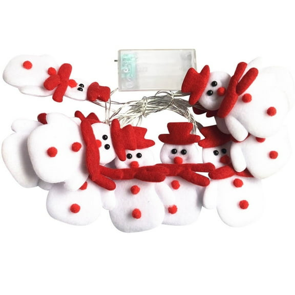 118 Inches Christmas Snowman Lantern Strings, Xmas String Lights with LED, Hanging decor for Christmas tree
