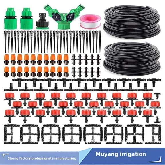 1181.1inch DIY Automatic Watering System Drip Irrigation Kit, Suitable for Balcony Flower Pots Smart Watering Drip Tubes