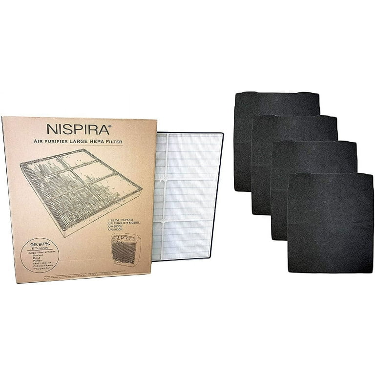 1183054K 1183054 HEPA Filter Replacement for Whirlpool Whispure Air Purifier Models AP450 AP510 AP45030HO Replaces Whirlpool Part 1183054
