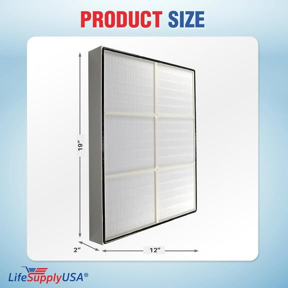 1183054K HEPA Filter Replacement Compatible with Whirlpool Whispure AP450, AP510, WP500 &  83200, 83375, 83230 Air Purifiers by