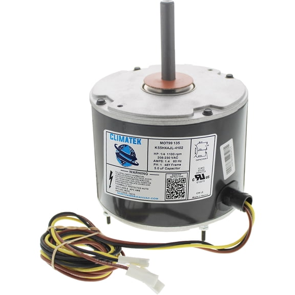 1184264 - ClimaTek Upgraded 1/4 HP Condenser Fan Motor Fits Tempstar
