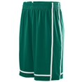 thumbnail image 1 of 1185A Adults Winning Streak Game Short - Dark Green & White, 3X, 1 of 1