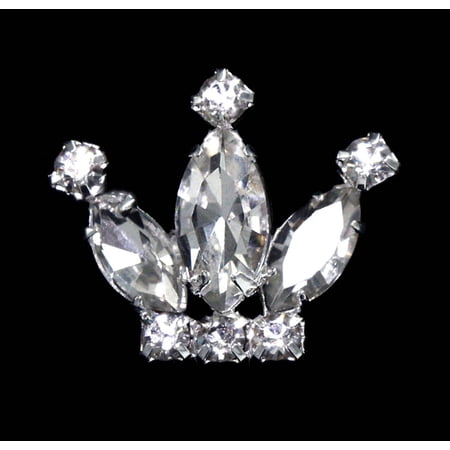 #11891 Rhinestone Crown Pin