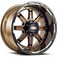 thumbnail image 1 of 118952R87 18 in. Dia. x 9 in. GD10 0 mm Offset, 5 x 127 mm Wheel with Black Lip, Gloss Bronze, 1 of 1
