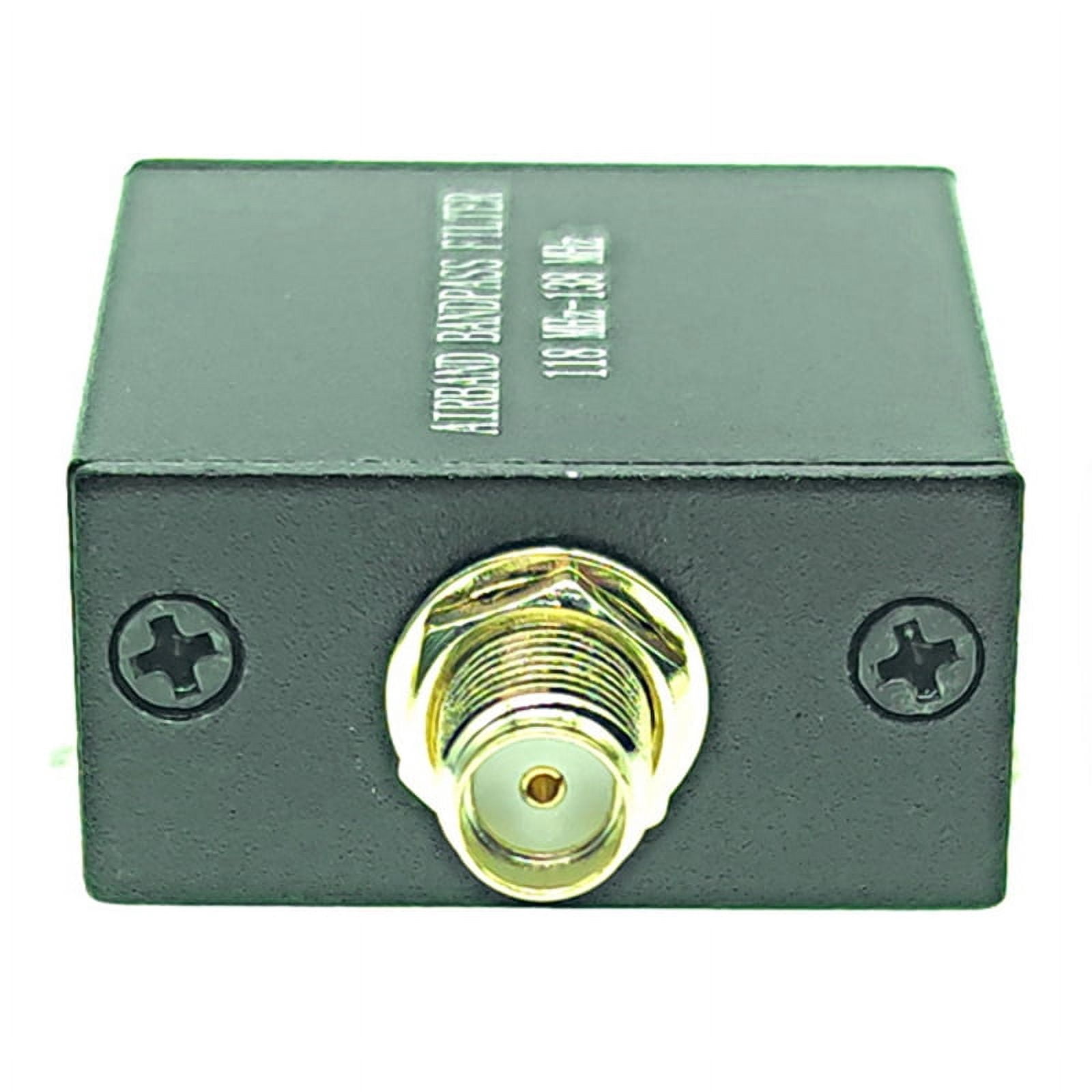 Filtre Passe-bande Airband 118-138 MHz - Pour Réception Radio Aviation - Connecteur SMA