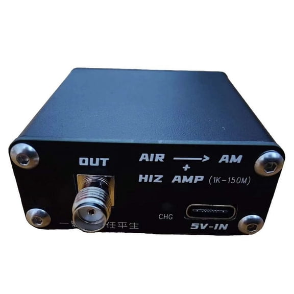118MHz -138MHz Aviation Band AIR Frequency Converter to Shortwave HF Band + High Resistance Amplifier for SDR Radio