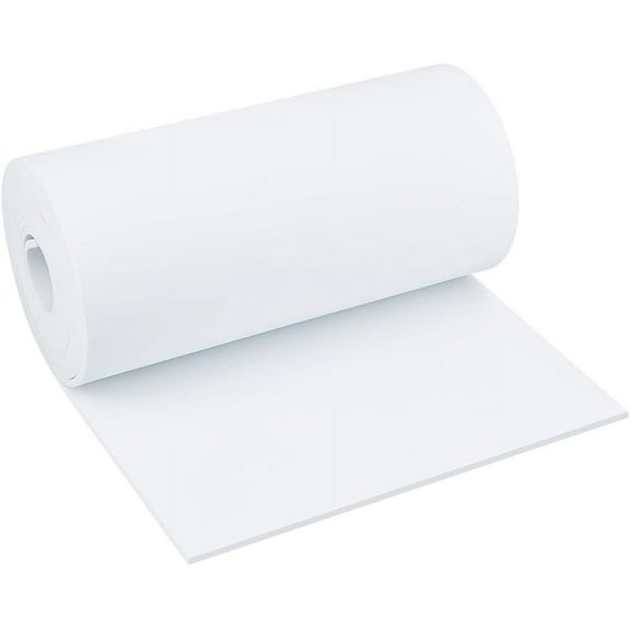 118x11.8 Inch White EVA Foam Sheet 5mm Thick EVA Foam with High Density Large Crafts Foam Roll for Art Craft Cosplay Costume DIY Projects 1roll