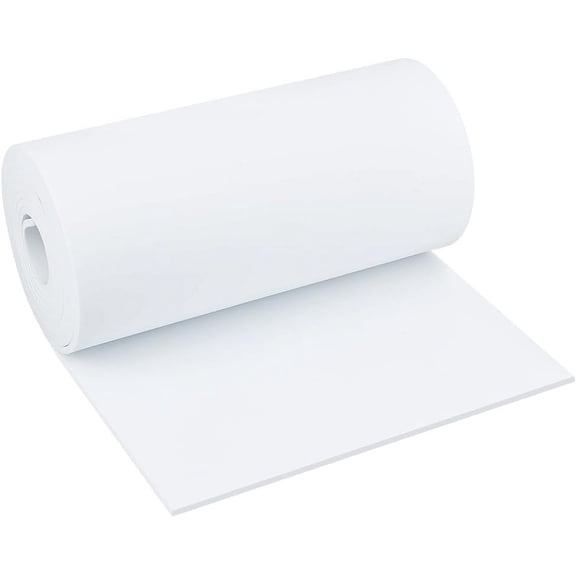 118x11.8 Inch White EVA Foam Sheet 5mm Thick EVA Foam with High Density Large Crafts Foam Roll for Art Craft Cosplay Costume DIY Projects