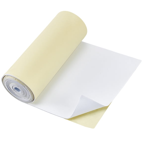 118x11.8 Inch White Self Adhesive EVA Foam Roll 3mm Thick Adhesive Craft Foam Roll for Furniture Protecting Gap Filling Costumes DIY Craft Project