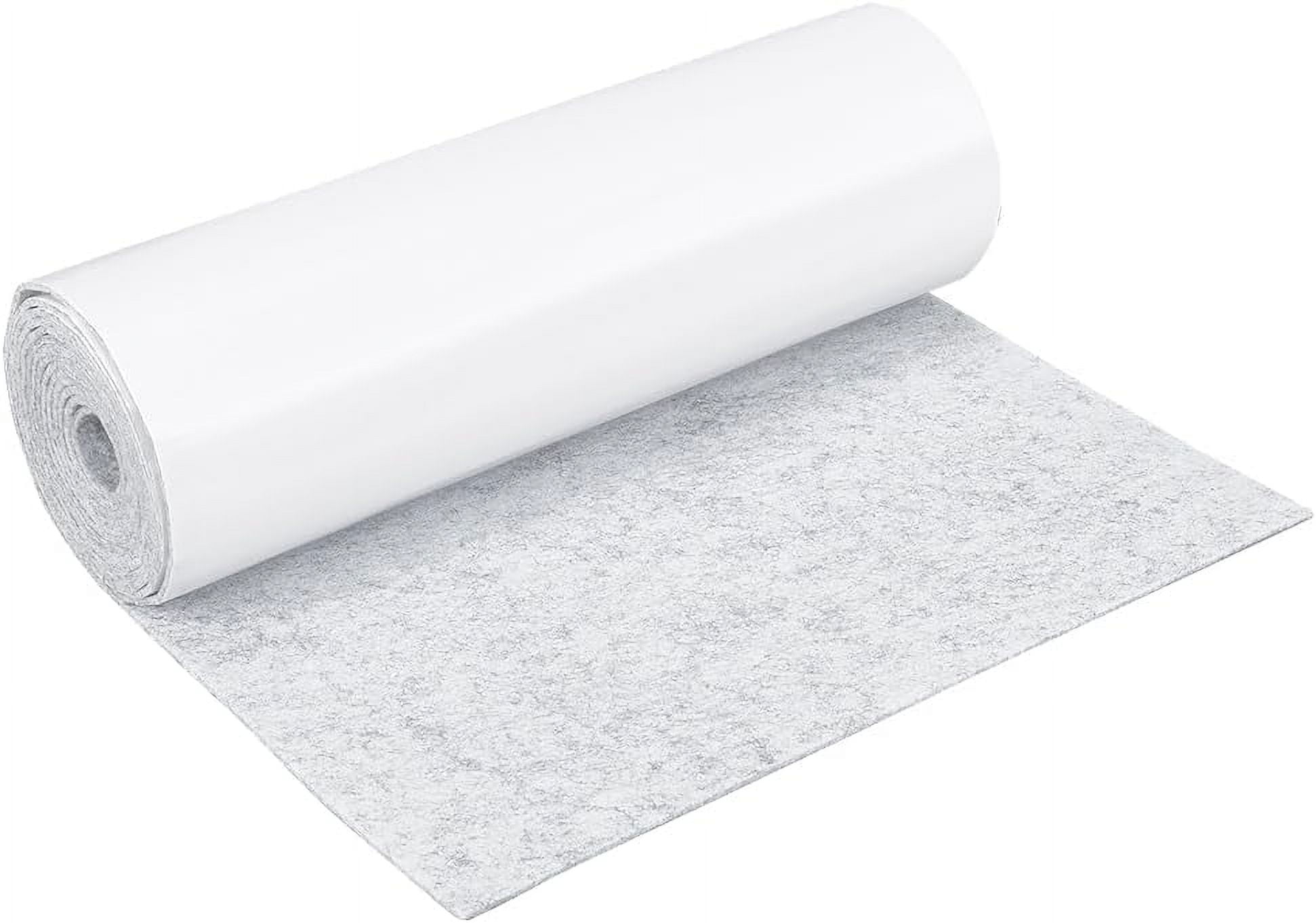 118x11.8 inch Light Gray Self Adhesive Felt Roll Large Felt Fabric Shelf Liner for DIY handcrafting