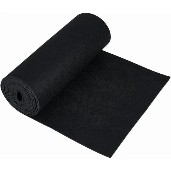 118x11.81 Inch Black Felt Roll 3mm Thick Craft Felt Fabric Soft Fabric Sheets for DIY Arts Crafts Decorations Patchwork Sewing Costumes DIY