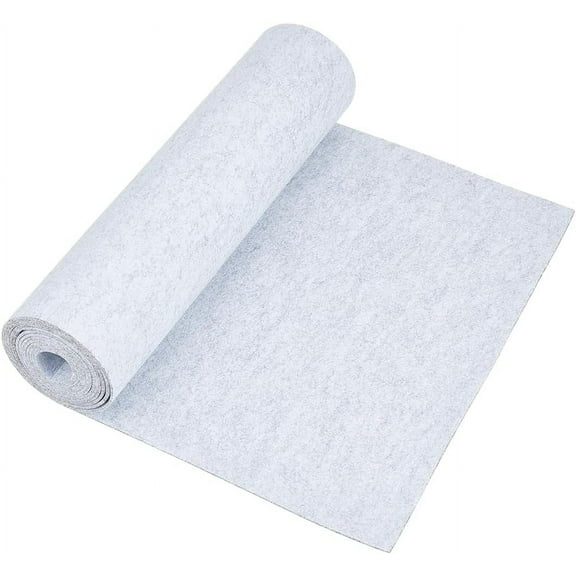118x15.75 Inch Light Grey Felt Roll 2mm Thick Craft Felt Fabric Soft Fabric Sheets for DIY handcrafting