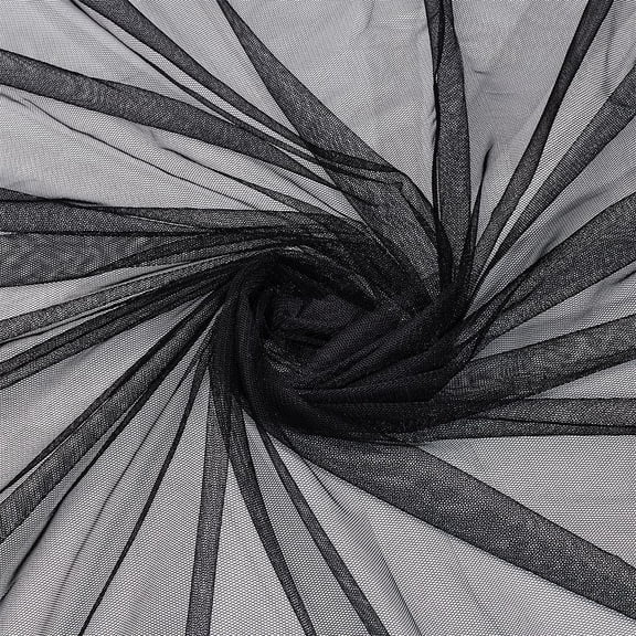 118x63Inch Black Mesh Fabric Polyester Hexagonal Mesh Fabrics Slightly Stretchy Web-Eye Fabric for Sewing Projects Craft Accessories White DIY