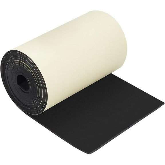 118x7.8 inch Black Self Adhesive EVA Foam Roll 3mm Thick Waterproof Foam Rubber Sheet for Furniture Protecting Gap Filling Costumes and Other Craft Project BlackDIY