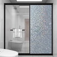 thumbnail image 1 of 119 Inch Bathroom Window Privacy Film, Bathroom Privacy Window Film See out Not In, Rainbow Window Film, Removable Stained Glass Sticker, Heat Control Window Cling for Bathroom Home Decor, 1 of 8