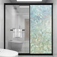thumbnail image 1 of 119 Inch Bathroom Window Privacy Film, Bathroom Privacy Window Film See out Not In, Rainbow Window Film, Removable Stained Glass Sticker, Heat Control Window Cling for Bathroom Home Decor, 1 of 8