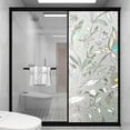 thumbnail image 1 of 119 Inch Bathroom Window Privacy Film, Bathroom Privacy Window Film See out Not In, Rainbow Window Film, Removable Stained Glass Sticker, Heat Control Window Cling for Bathroom Home Decor, 1 of 8