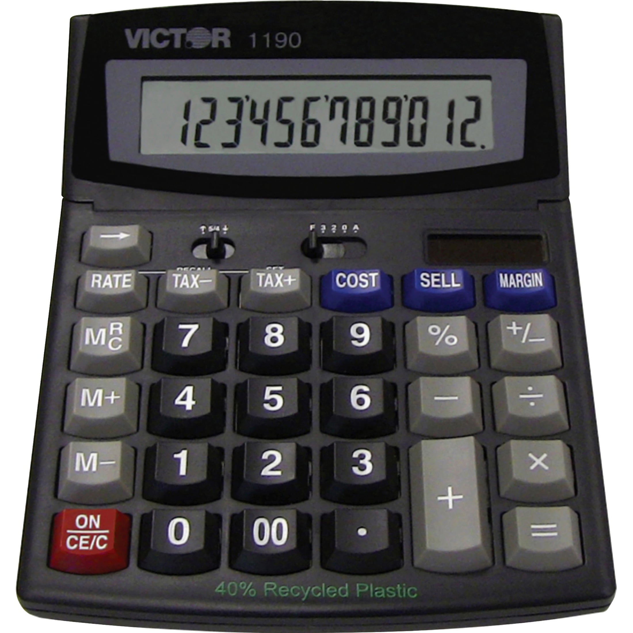 "1190 Executive Desktop Calculator, 12-Digit Lcd | Bundle of 5 Each"