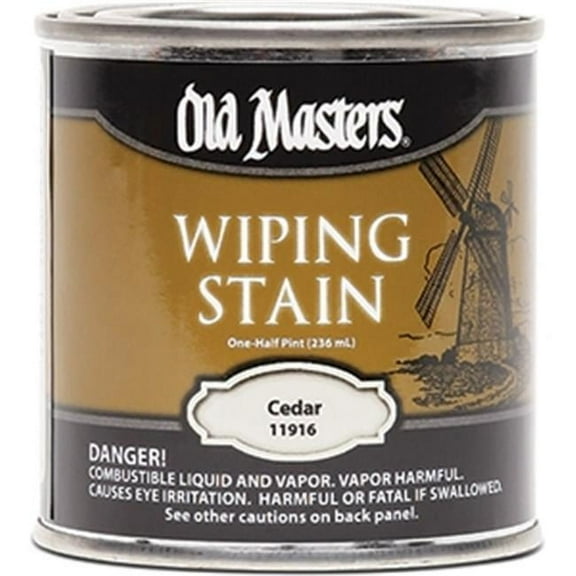 11916 0.5 Pint. Cedar Wiping Stain- 240 Voc