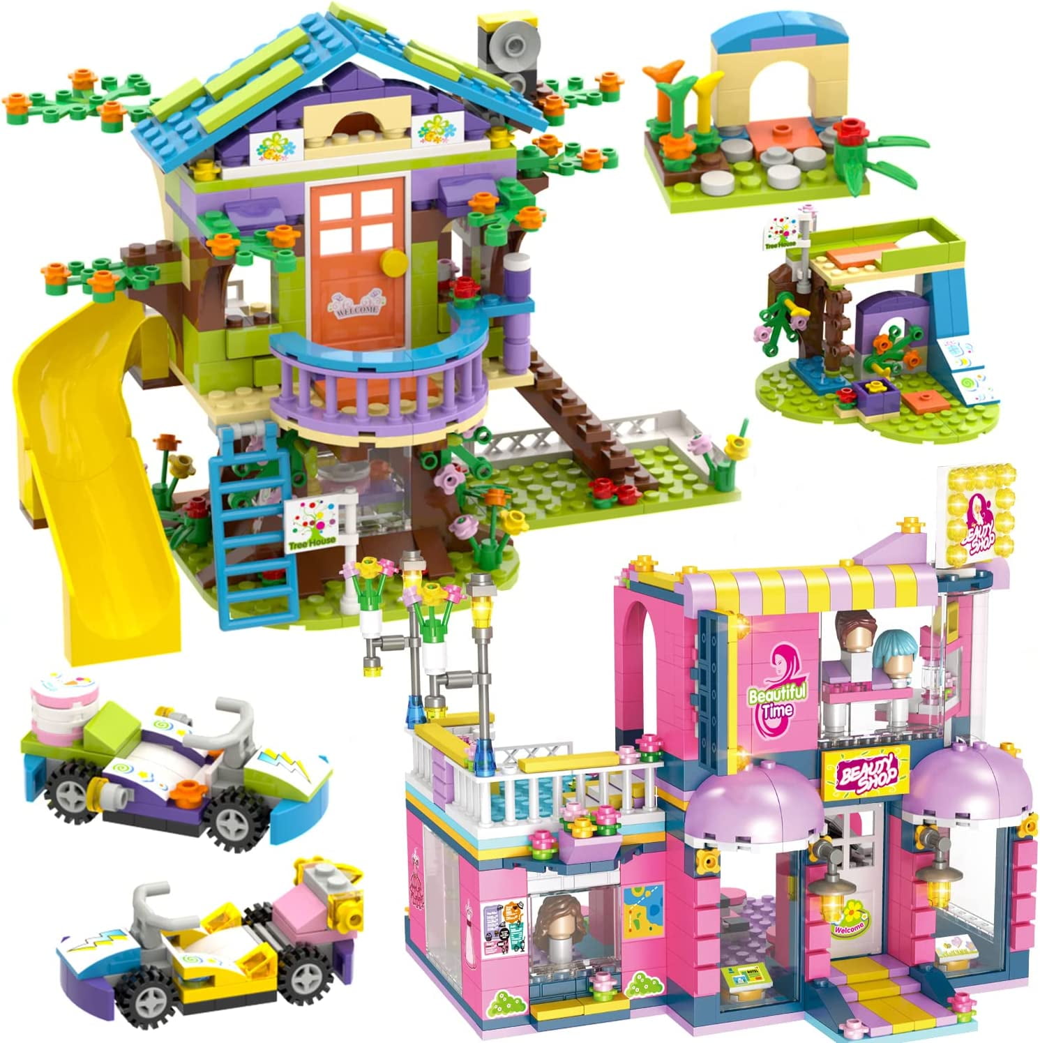 LEGO Friends Friendship Tree House 41703 Set with Mia Mini Doll, Nature Eco  Care Educational Toy, Gifts for Kids, Girls and Boys aged 8 Plus