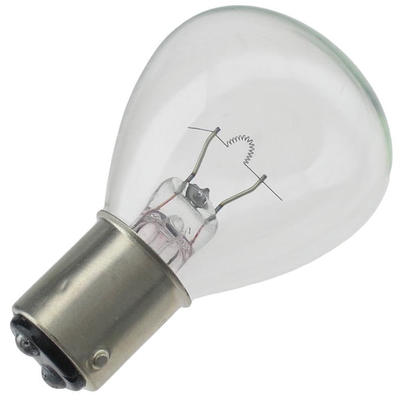 1196 Miniature Light Bulb, 12.5 Volts, BA15D Base, (2 Pack)
