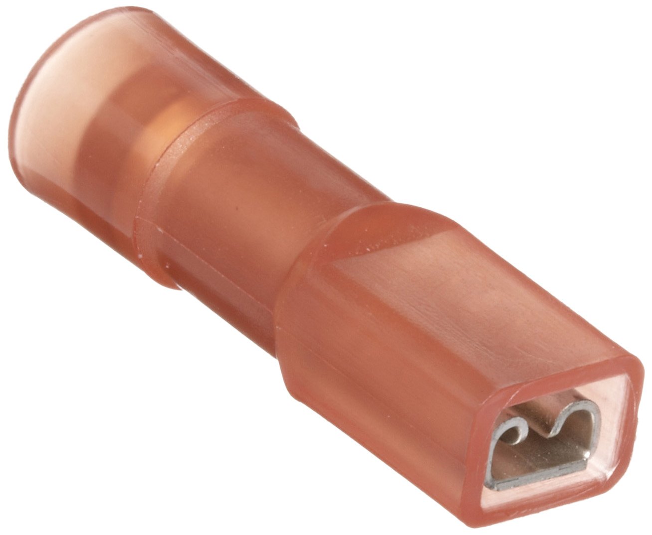 11962 Female Disconnect, Double Crimp, Nylon Fully Insulated, Red, 2216 Wire Size, 0.020"X0.110