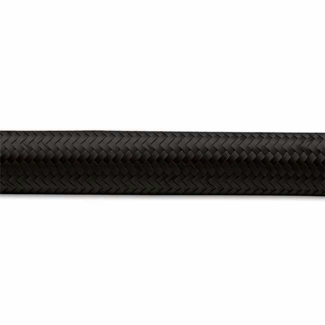 11965 2 ft. Roll Nylon Braided Flex Hose - Black - 2 ft
