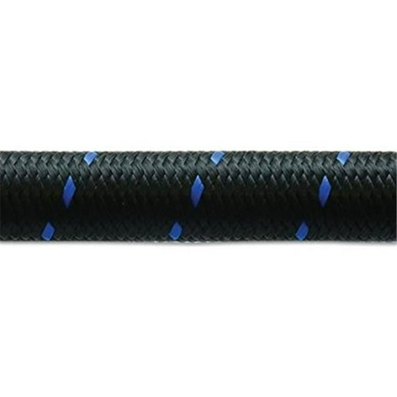 11978B 20 ft. 8AN Nylon Braided Flex Hose - Black & Blue