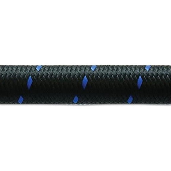 11978B 20 ft. 8AN Nylon Braided Flex Hose - Black & Blue