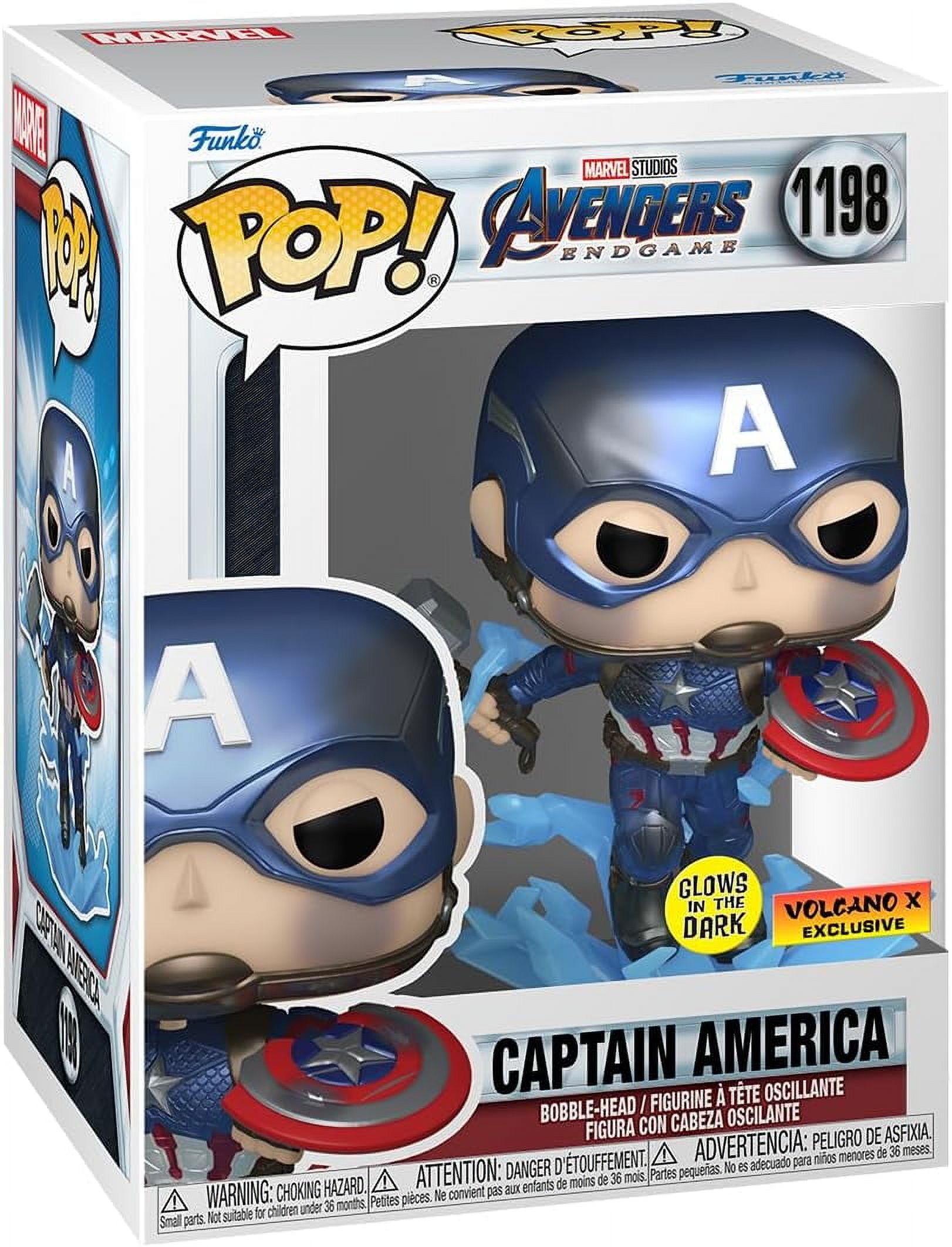 Captain America Mjolnir Funko America Endgame Funko Pop Cap With